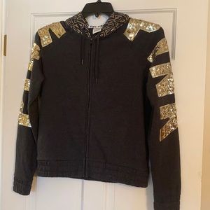 Pink (Victoria Secret) sweatshirt w/ sequin sleeve